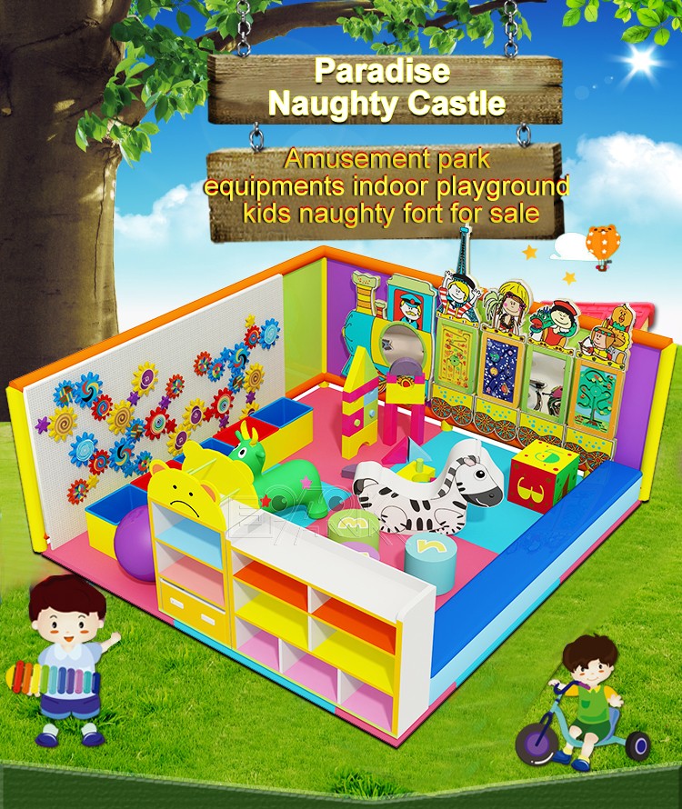 Kids Games Plastic Soft Play Area Children Toddler Indoor Playground Newest Design Softplay Equipment Slides For Sale