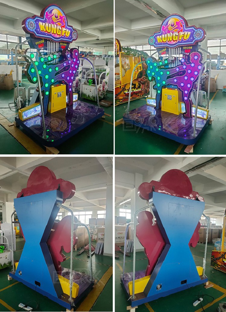 Coin Operated Kungfu Arcade Ticket Lottery Indoor Amusement Park Redemption Prize Game Machine Hit Bean Game Machines For Sale
