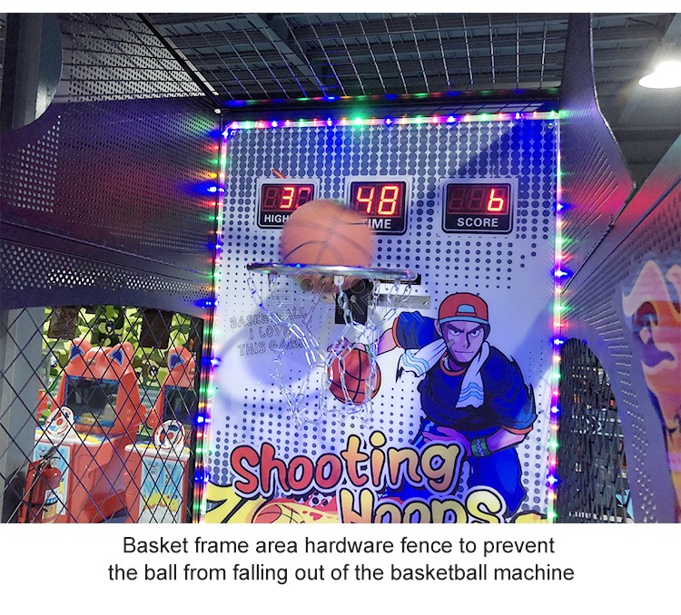 Coin Operated Kids Game Machine Basketball Game Machine Basketball Shooting Machine
