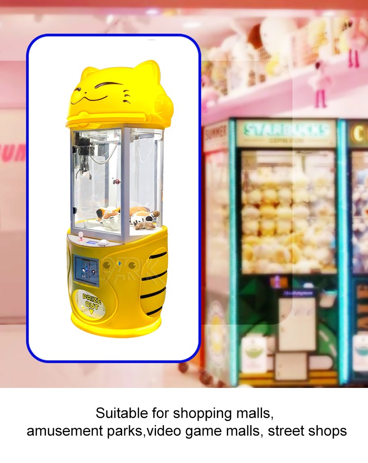 Coin Operated Arcade Toy Vending Machine Crane Claw Catcher Large Crane Game Claw Machine