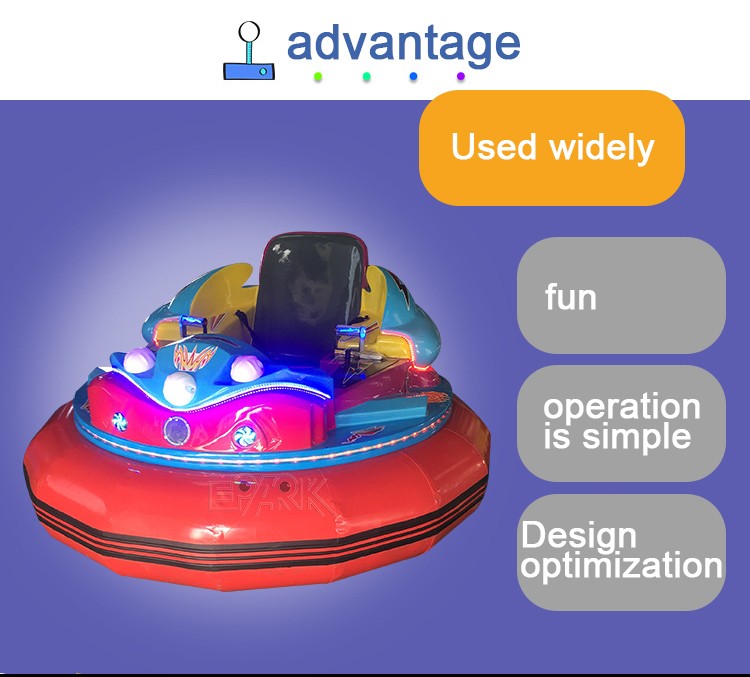 Amusement Park With Led Lights Electric Inflatable Arena Kids Bumper Car