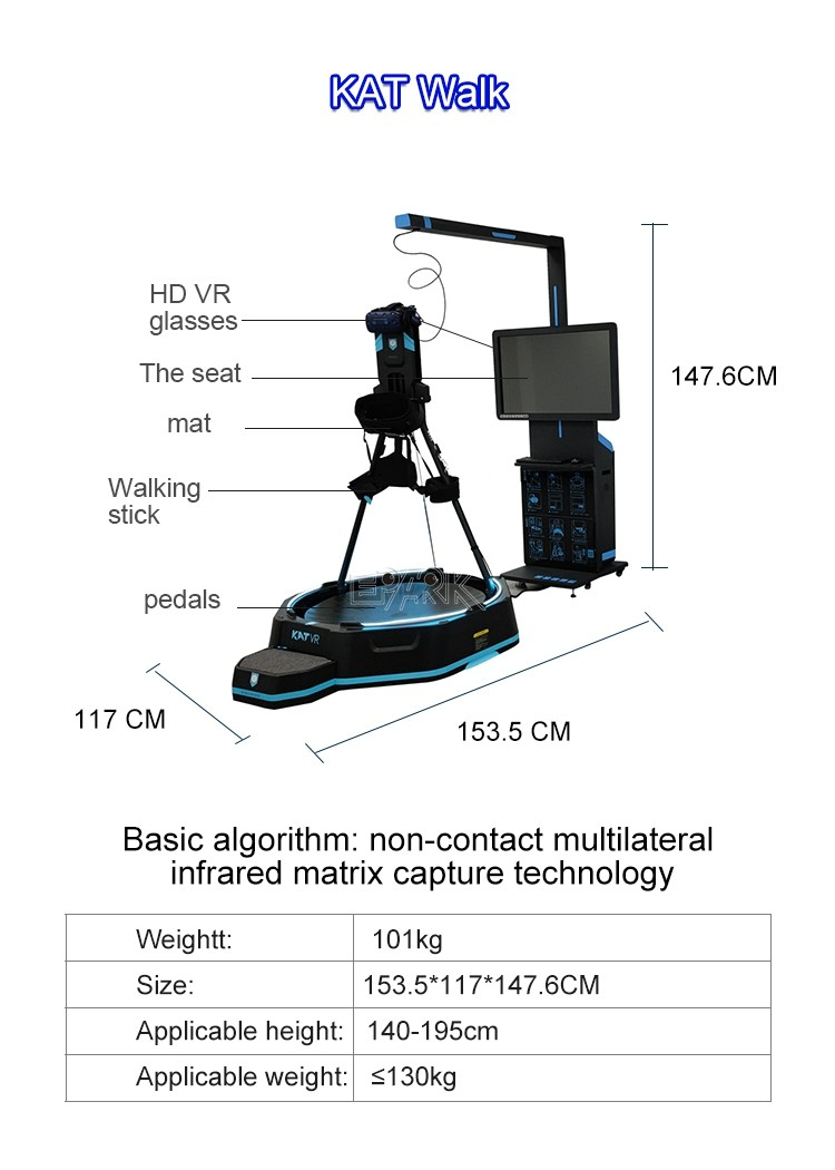 Earn Money VR Walking Simulators Lowest Price Amusement VR KAT Walk Mini Virtual Reality VR Treadmill Simulator