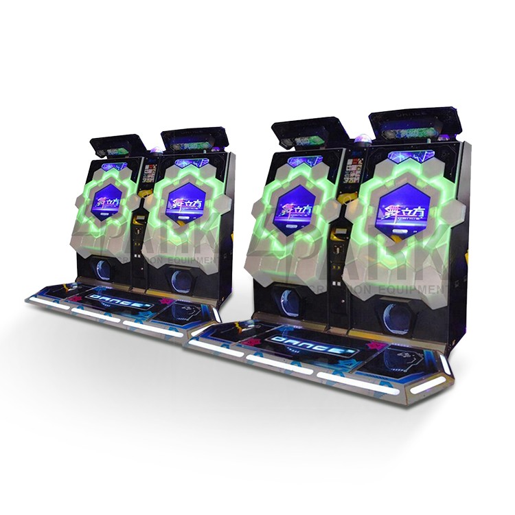 Coin Operated Dance Cube Video Dancing Game MachinesAmusement Park Arcade Music Game Machine For Sale