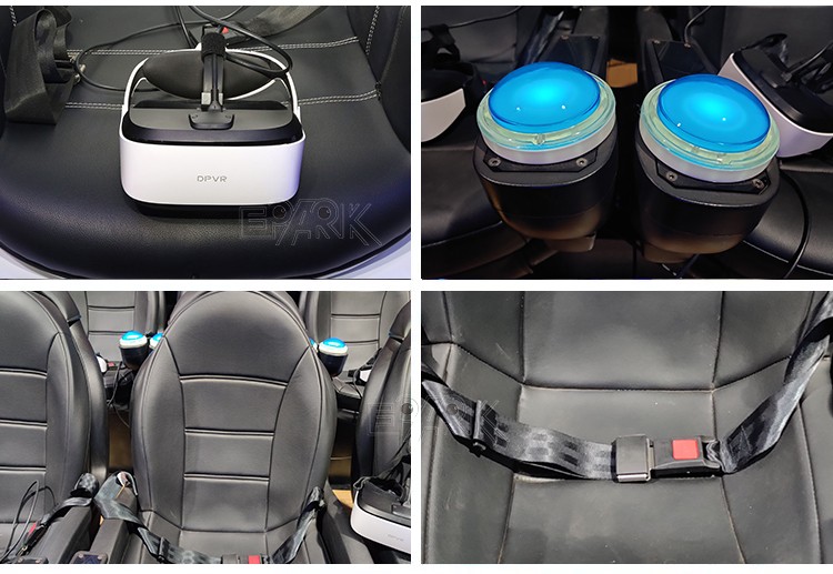 Realidad Virtual Tendencia 2022 VR Roller Coaster Coin Operated Arcade Games 360 Chair 9D VR Slide VR 4 Seats Cinema Simulator