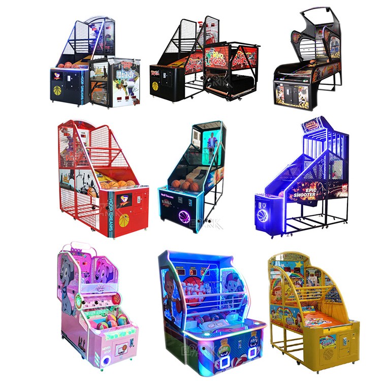 EPARK Coin+Operated +Games Sports Basketball Arcade Game Machine Basketball