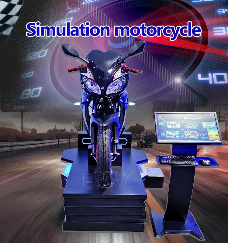 VR Game Machine Motorbike Racing Driving VR Simulator 9D Motor VR Simulator