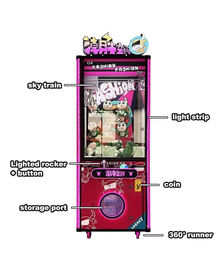 Chinese Supplier Philippine Cheap Big Arcade Vending Game Toy Crane Claw Machine For Sale Malaysia