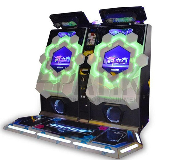 Coin Operated Dance Cube Video Dancing Game MachinesAmusement Park Arcade Music Game Machine For Sale