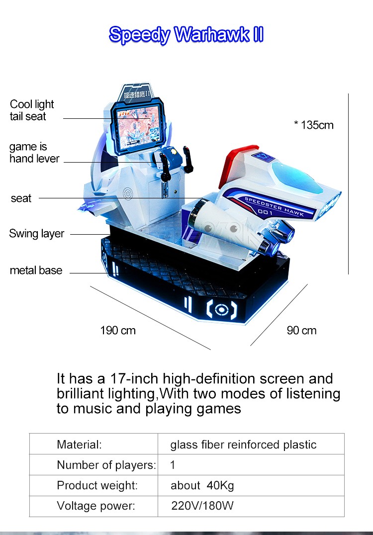 Factory Price Coin Operated 3 in 1 Shooting Video Game Machine Video Kiddie Ride For Sale