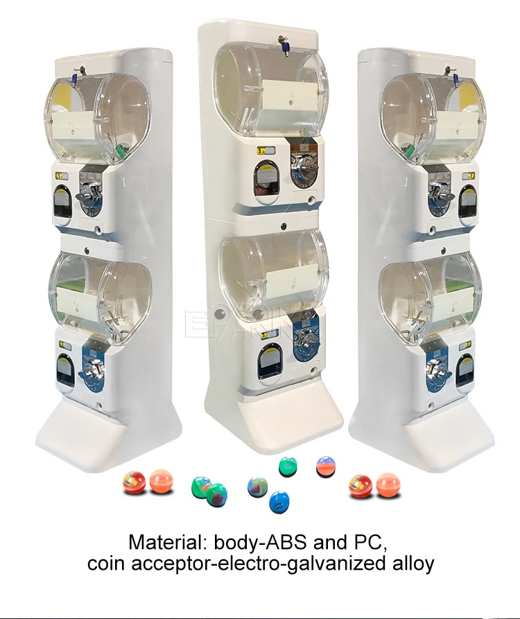 New Arrival Toys Gumball Coin Operated Game Machine Maquina De Chicles Gashapon Vending Game Machine