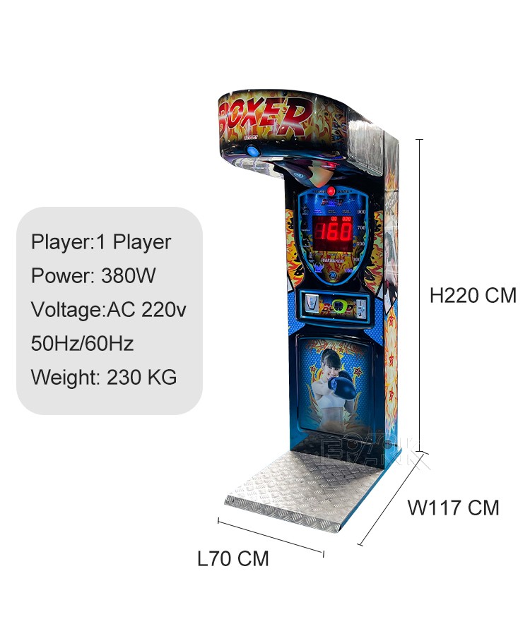Amusement Park Coin Operated Game Sport Game Juego De Boxeo Boxing Punch Machine Arcade Boxing Machine Price
