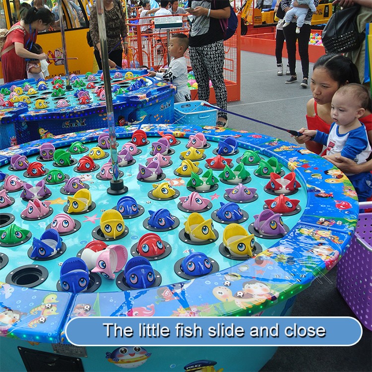 Coin Operated New Products Children Simulador De Juego De Pesca Amusement Park Indoor Kids Big Simulator Fishing Game Machine