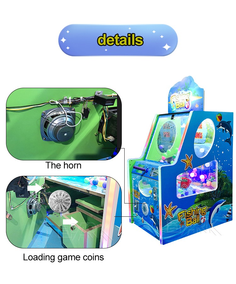Coin Operated Games Fishing Ball Game Machine Juegos Game Machine For Kids