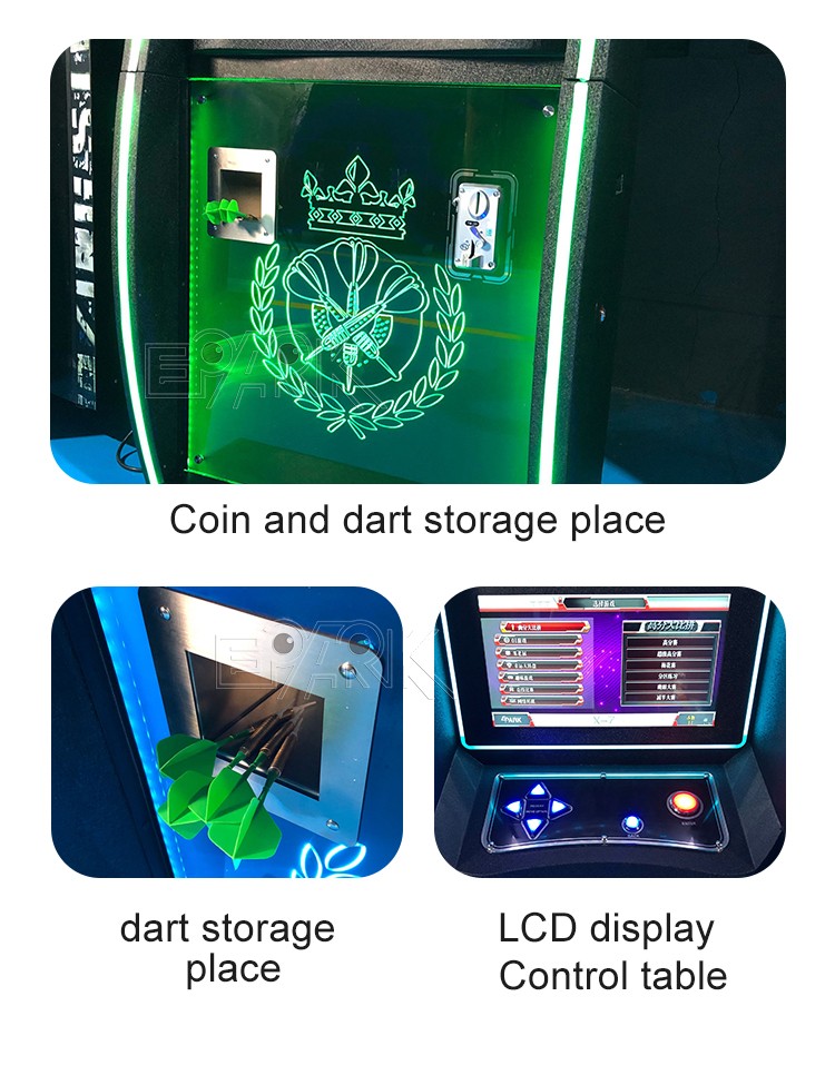 Coin Operated  Dart Board Arcade Dart Game Machine Electronic Dart Machine Price For Sale