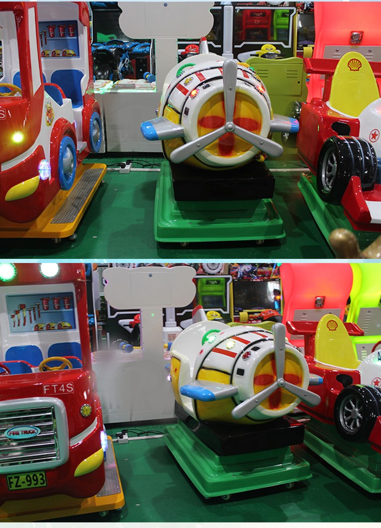 New Design Funny Airplane Coin Operated Games Electric Helicopter Kids Rides