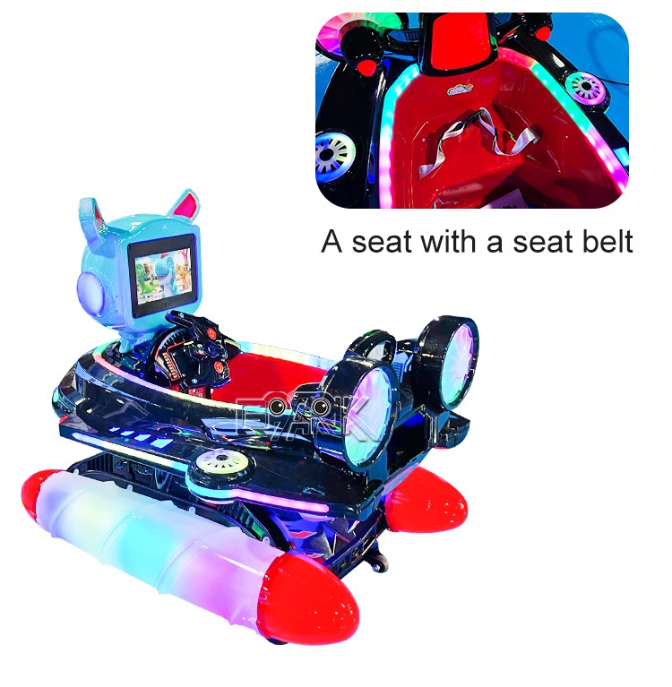 Car Swing Machine Video Coin Operated Kiddie 3d Car Rides Amusement Park Fiberglass Kiddie Ride