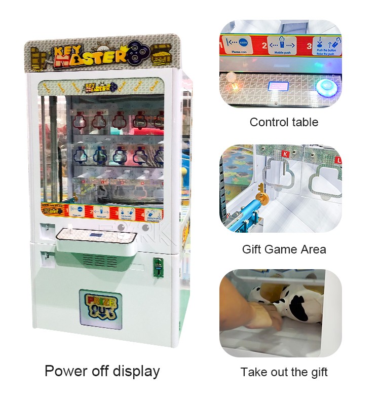 Shoe Catcher Vending Machine Sneaker Store 15 Holes Key Master Arcade Game Machines With Bill Acceptor