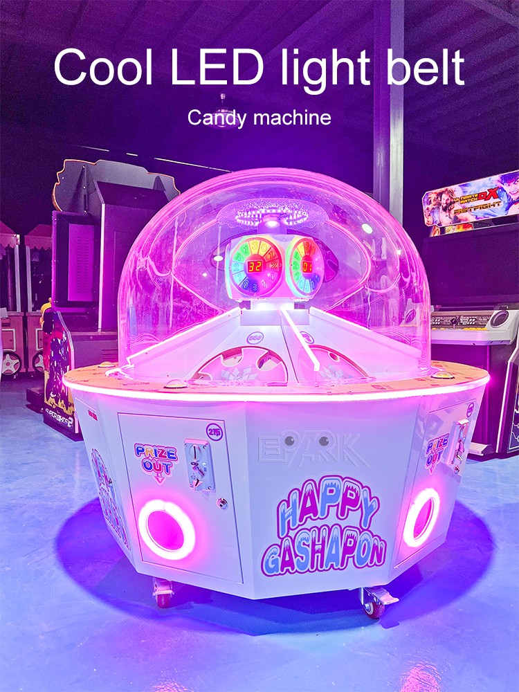 Fashion Style Coin Pusher Coin Operated Game Machine China Custom New Price Candy Lollipop Games Machine Gumball
