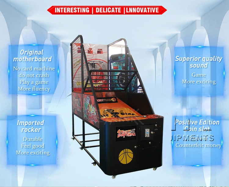 Coin Operated Game Arcade Basketball Machine Electronic Basketball Shooting Machine Gaming Machine