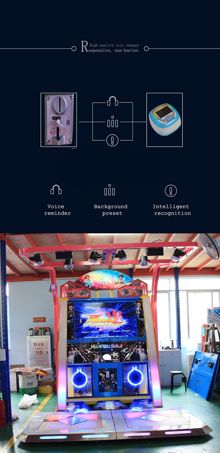 Entertainment Music Vending Game Dance Simulator Arcade Dancing Machine