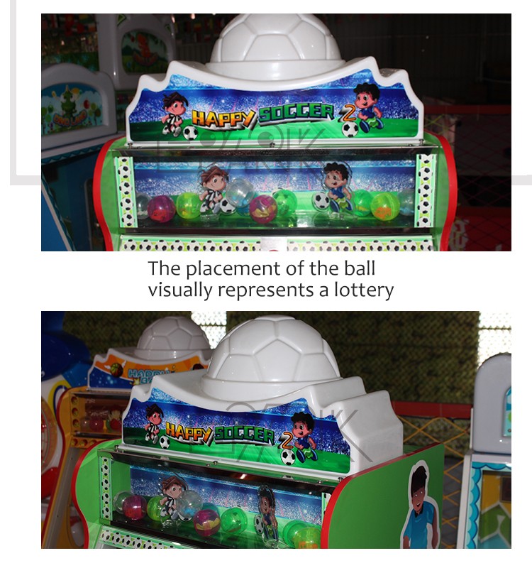 Large Supply Best Selling Kids Happy Soccer Shooting Ball Prize Redemption Game Machine